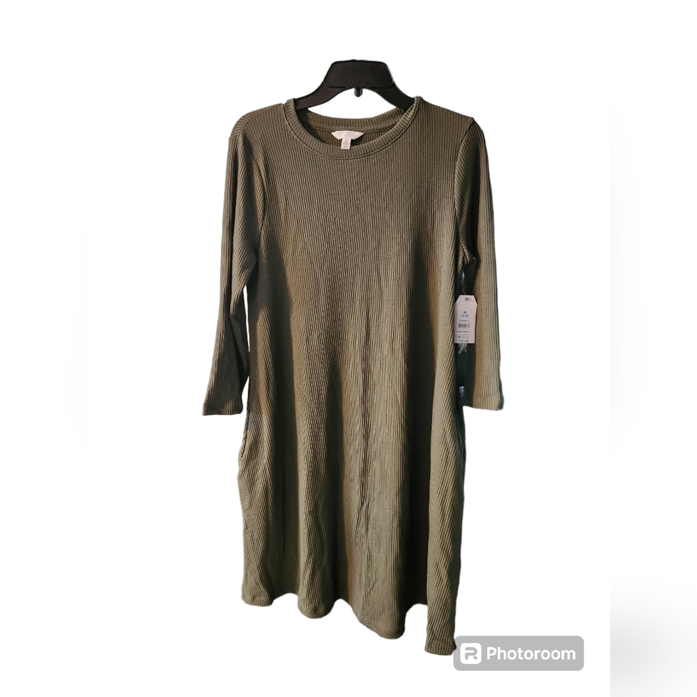 Ribbed Tunic Dress